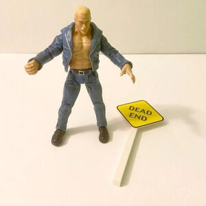 1999 Jakks Pacific Hardcore Bob Holly  Action Figure WWF WWE Titan Tron Live